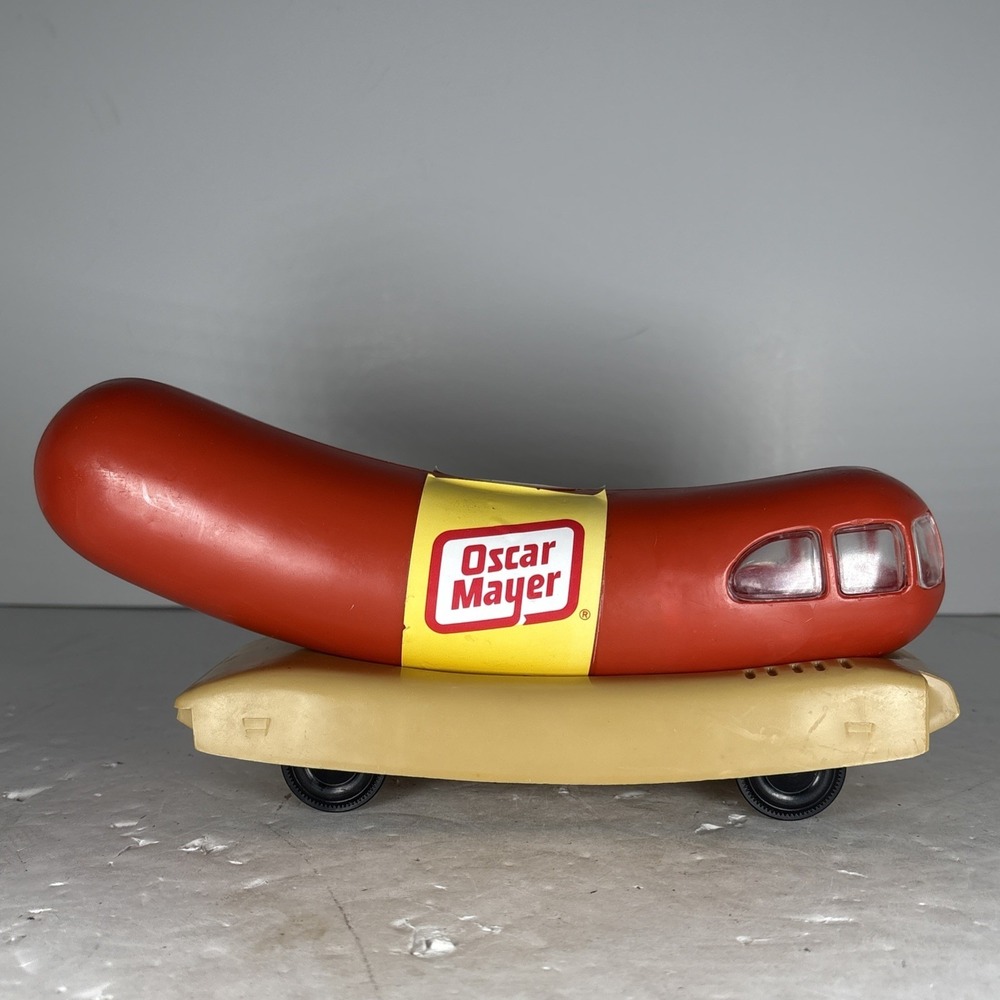 Vintage 90s Oscar Mayer WEINERMOBILE Hot Dog Coin Bank